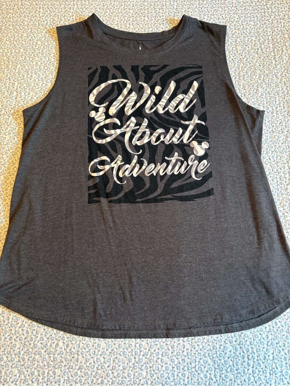 Disney Parks Women's "Wild About Adventure" Graphic Tank Top